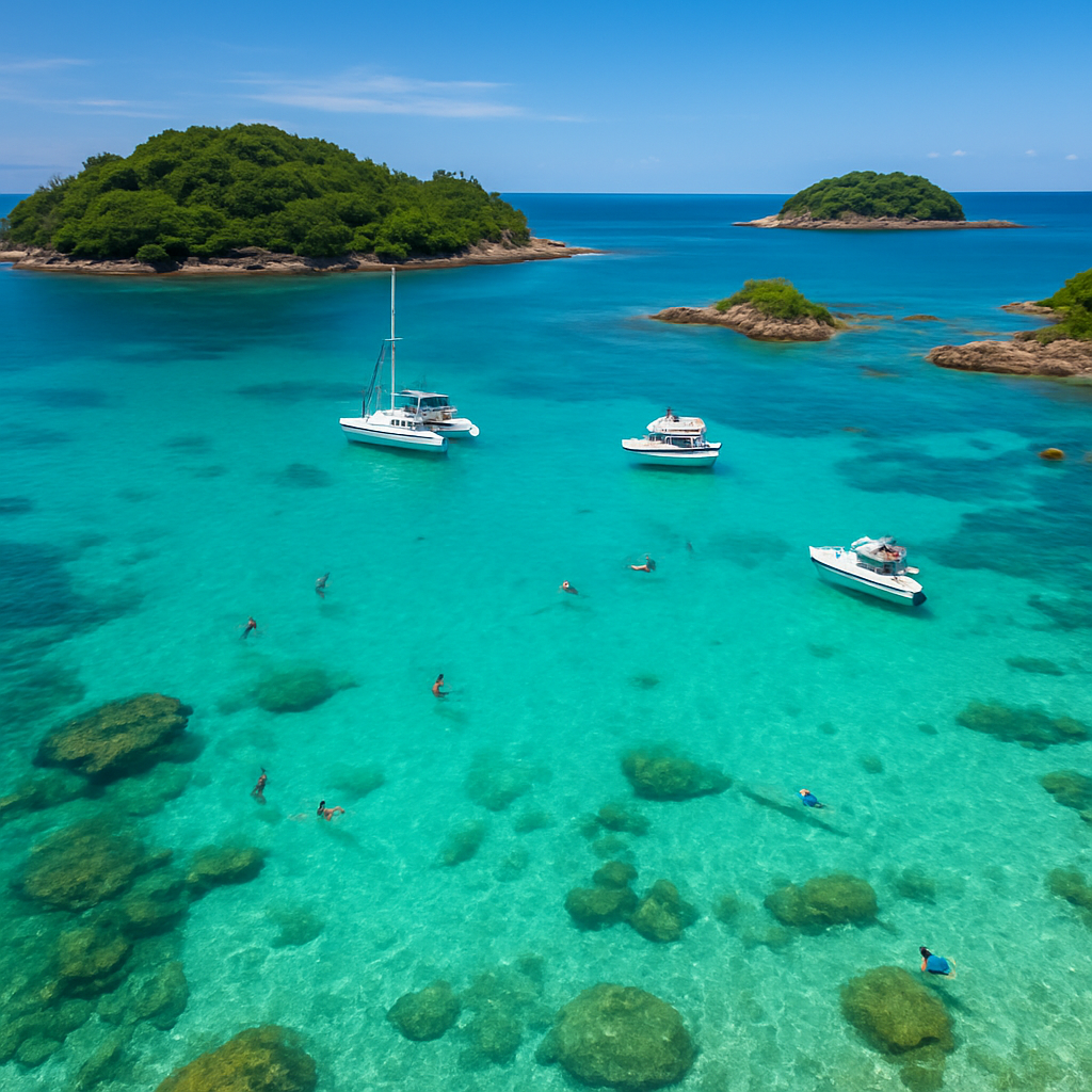 Praia de Araçatibinha na Ilha Grande