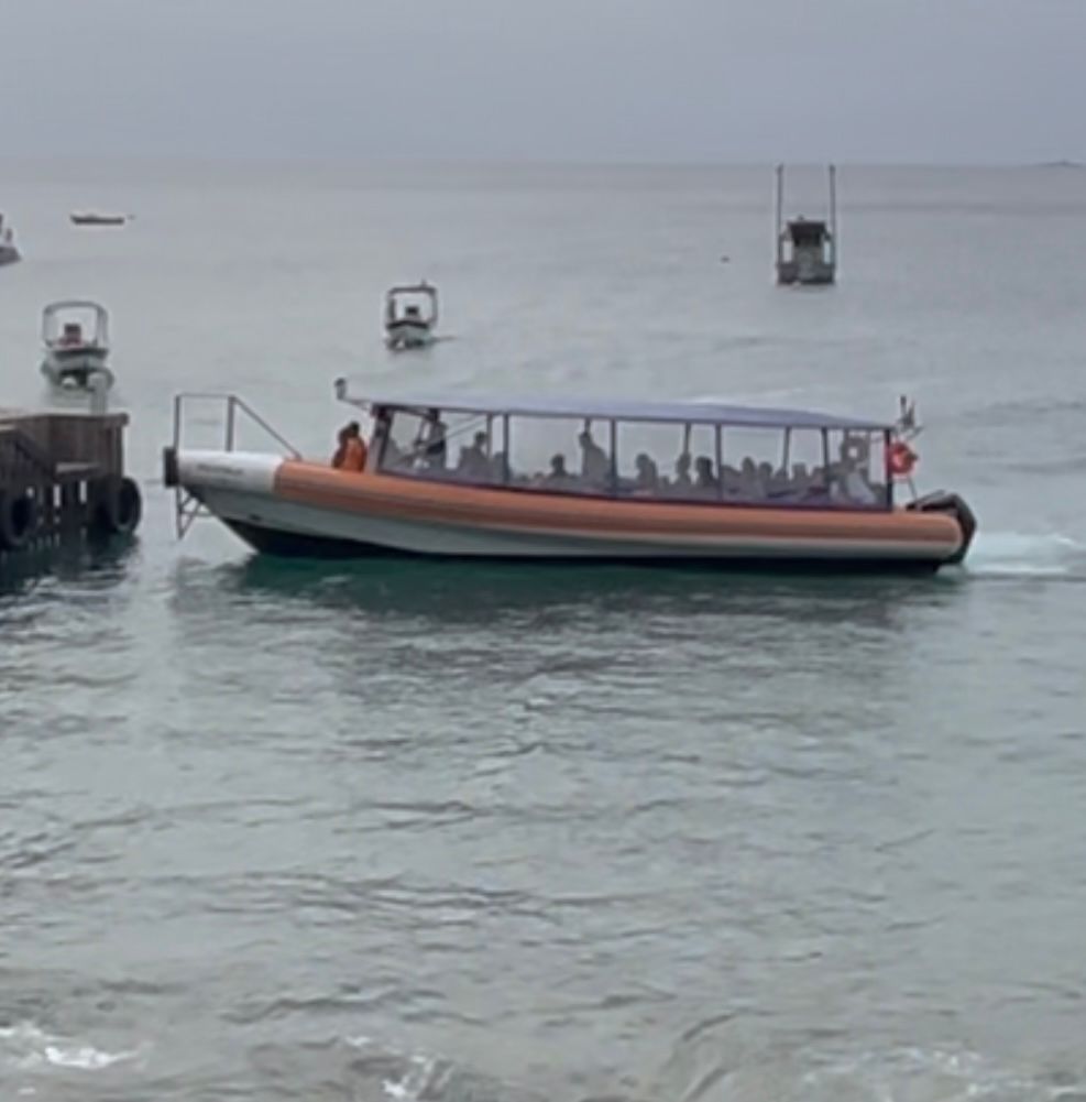 Passageiros a bordo com conforto e segurança